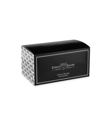 Set Afeitado Azul/Cromado Brocha Sintética, Maquinilla Clásica y Soporte Edwin Jagger - 2
