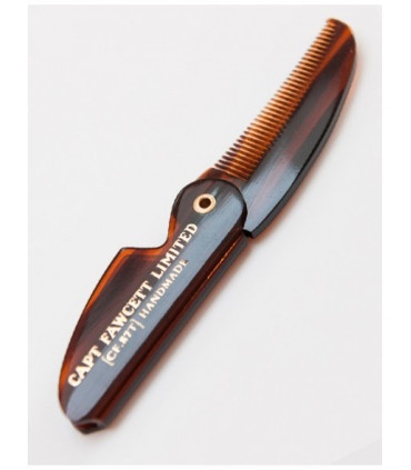 Estuche Captain Fawcett Cera Bigote Lavanda y Peine Plegable - 3