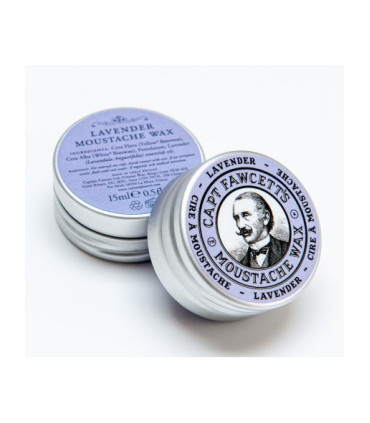 Estuche Captain Fawcett Cera Bigote Lavanda y Peine Plegable - 2