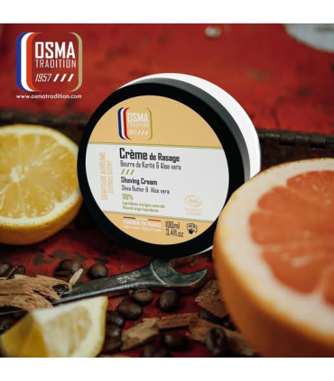 Crema de Afeitar Ecológica Osma Tradition Agrume 100ml - 1