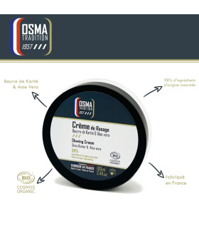 Crema de Afeitar Ecológica Osma Tradition Clásica 100ml - 2 Crema de Afeitar Ecológica Osma Tradition Clásica 100ml - 2