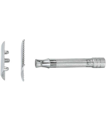 Maquinilla de Afeitar Clásica Merkur 15C Peine Abierto - 4