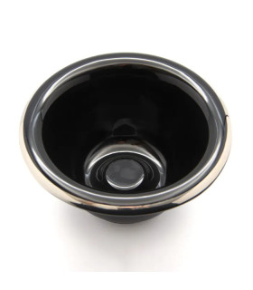 Bol de Afeitado Edwin Jagger Porcelana Negra - 1