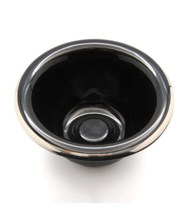 Bol de Afeitado Edwin Jagger Porcelana Negra - 1