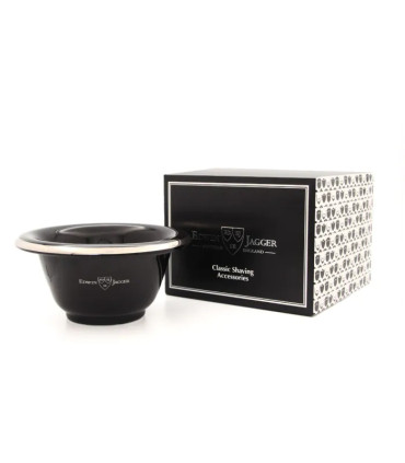 Bol de Afeitado Edwin Jagger Porcelana Negra - 3