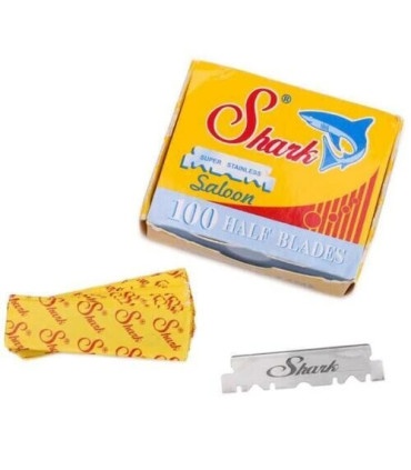 100 Cuchillas de Afeitar Partidas Shark Saloon - 2
