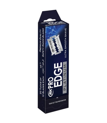 Pack 100 Cuchillas RK Pro Edge Platinum Doble Filo - 1