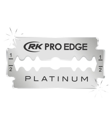 Pack 100 Cuchillas RK Pro Edge Platinum Doble Filo - 4