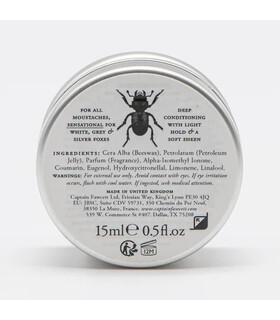 Cera Bigote Captain Fawcett Bianco Classico 15ml - 4
