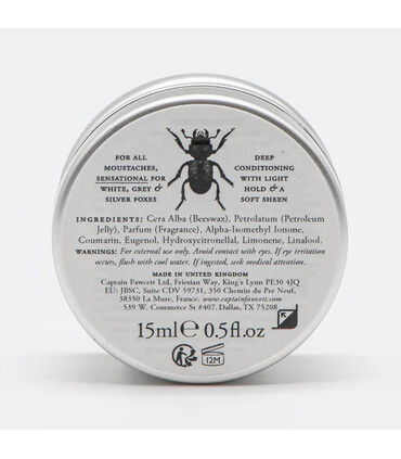 Cera Bigote Captain Fawcett Bianco Classico 15ml - 4