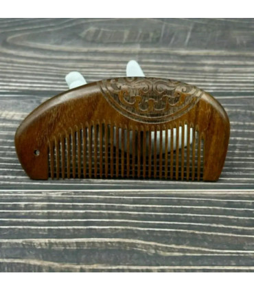 Peine Barba Madera Sándalo Artesanal SensaBien - 2