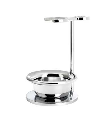 Set Afeitado Mühle Brocha Fibra Sintética Maquinilla Gillette Mach3 Madera Fresno Rytmo - 4