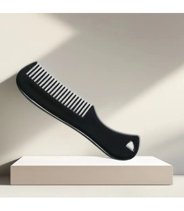 Peine Mini Bigote Resina Negra SensaBien - 3