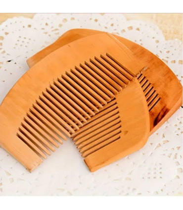 Peine Barba Madera de Caoba Pulido SensaBien - 1