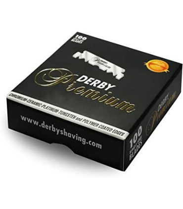 100 Cuchillas de Afeitar Partidas Derby Black Premium - 4