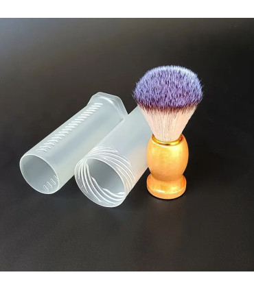Tubo Plastico Viaje Transparente Brochas de Afeitar SensaBien - 4