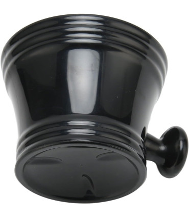 Taza Afeitado con Asa Negra Plástico SensaBien - 2