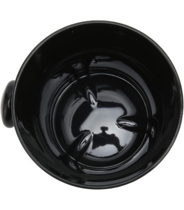 Taza Afeitado con Asa Negra Plástico SensaBien - 3