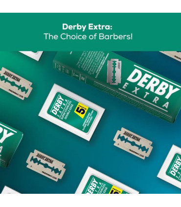 5 Cuchillas de Afeitar Derby Extra Doble Hoja - 2