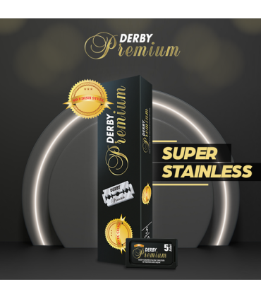 100 Cuchillas de Afeitar Derby Black Premium Doble Hoja - 2