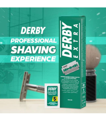 100 Cuchillas de Afeitar Derby Extra Doble Hoja - 2