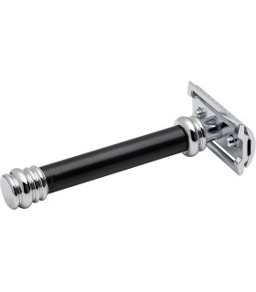Maquinilla de Afeitar Merkur Barber Pole 38C Negra Peine Cerrado - 5