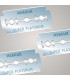 10 Cuchillas Afeitar Merkur Doble Filo Super Platinum - 2