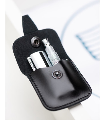 Maquinilla Afeitar Merkur 933C Desmontable Ideal Viajes Estuche - 2