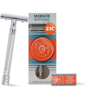 Maquinilla de Afeitar Clásica Merkur 23C Peine Cerrado - 5
