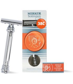 Maquinilla de Afeitar Clásica Merkur 38C Peine Cerrado - 5