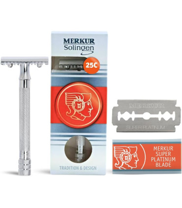Maquinilla de Afeitar 25C Merkur Peine Abierto - 5