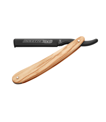 Shavette DOVO Mango Madera de Olivo - 1