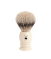 Brocha Afeitar Mühle Tejón Punta Plata Resina Marfil Classic