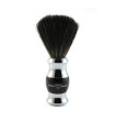 Brocha de Afeitar Negra y Cromada Pelo Sintético Edwin Jagger
