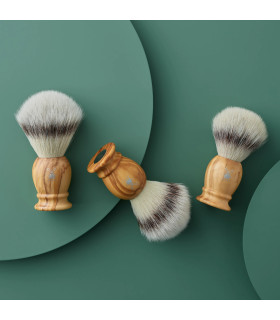 Brocha Afeitar Mühle Tejón Punta Plata Madera Olivo Classic - 2