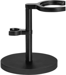 Soporte Brocha y Maquinilla Serie Rocca Jet Mühle Negro - 1