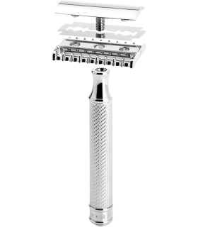 Maquinilla de Afeitar MÜHLE Traditional Peine Abierto Cromada -2