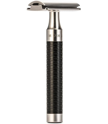 Maquinilla de Afeitar Clásica Mühle Rocca Negro/Cromo Peine Cerrado - 1