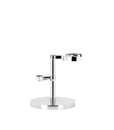 Soporte Cromado Brocha y Maquinilla de Afeitar Hexagon Mühle - 1