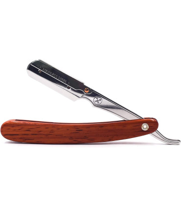Navaja Barbero Parker Acero Inoxidable SRRW Madera Roble - 3