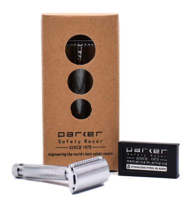 Maquinilla de Afeitar Clásica Parker Mango Corto 97R - 4