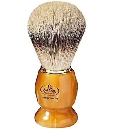 Brocha Afeitar Tejón "Super Badger" Anaranjada Omega - 1