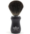 Brocha de Afeitar Tejón Negro Mango Madera Omega