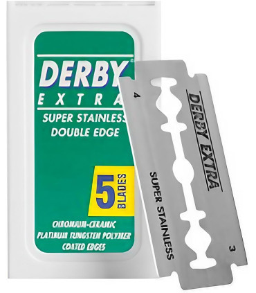 100 Cuchillas de Afeitar Derby Extra Doble Hoja - 5