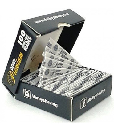 100 Cuchillas de Afeitar Partidas Derby Black Premium - 5