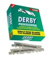 100 Cuchillas de Afeitar Derby Professional Hoja Partida