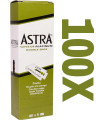 100 Cuchillas de Afeitar Doble Hoja Superior Platinum Astra