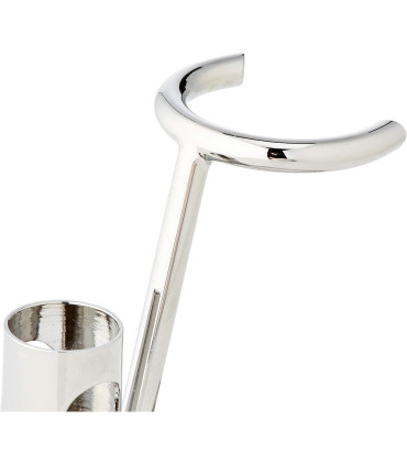 Soporte Cromado Brocha y Maquinilla de Afeitar Omega - 2