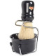Set de Afeitado Omega Negro con Brocha, Bol y Soporte - 2