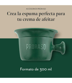 Taza de Afeitado Proraso Verde con Asa - 2